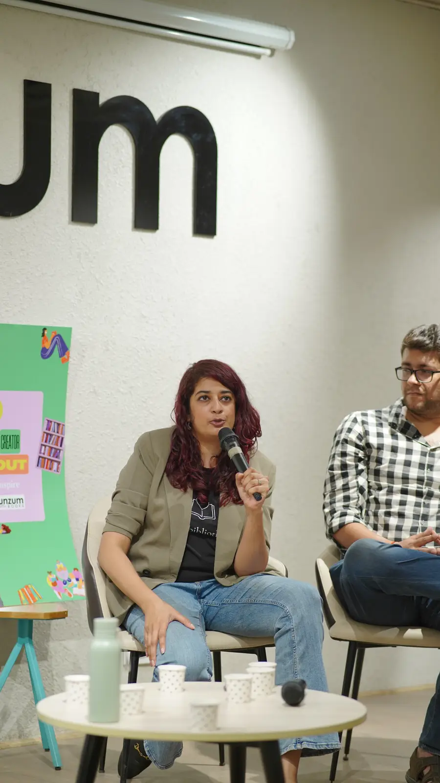 A panel discussion in progress