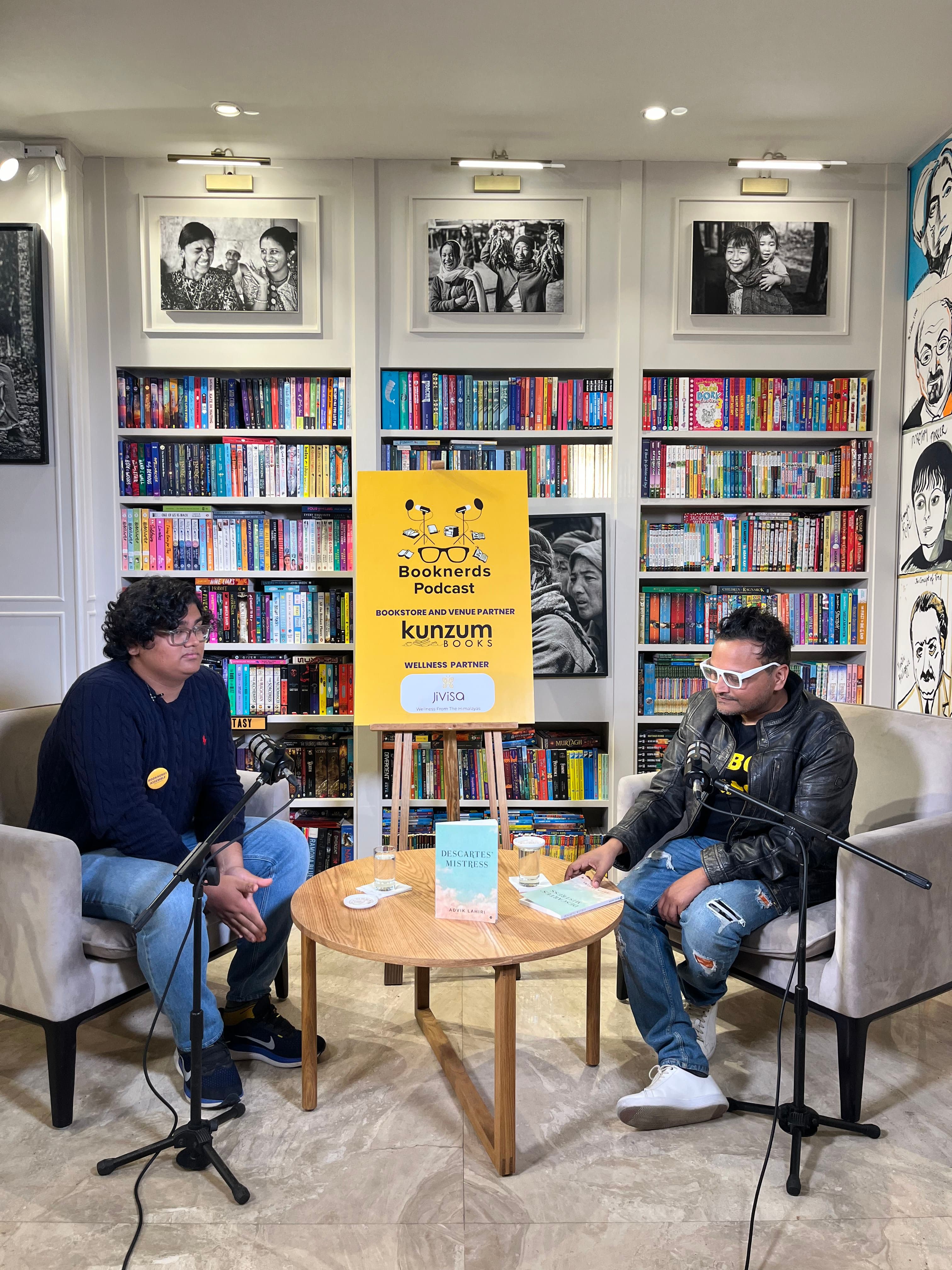 Booknerds podcast recording session